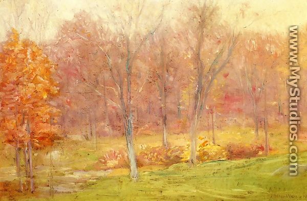 Autumn Rain - Julian Alden Weir