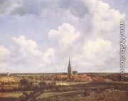 Landscape with Church and Village 1665-70 - Jacob Van Ruisdael