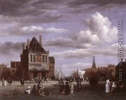 The Dam Square In Amsterdam - Jacob Van Ruisdael