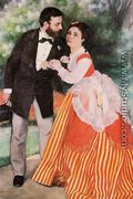 Alfred Sisley With His Wife - Pierre Auguste Renoir