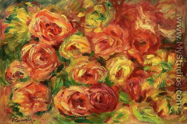 Armful Of Roses - Pierre Auguste Renoir
