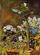 Arum And Conservatory Plants - Pierre Auguste Renoir