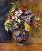 Flowers In A Vase - Pierre Auguste Renoir