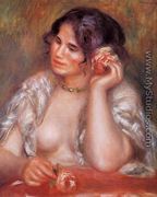 Gabrielle With A Rose - Pierre Auguste Renoir