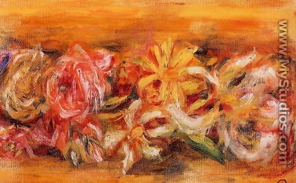 Garland Of Flowers - Pierre Auguste Renoir