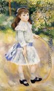 Girl With A Hoop - Pierre Auguste Renoir
