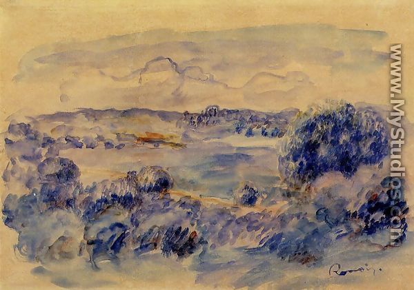 Guernsey Landscape - Pierre Auguste Renoir