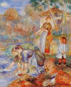 Laundresses - Pierre Auguste Renoir