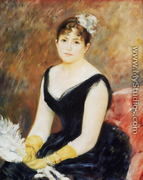 Madame Leon Clapisson Aka Marie Henriette Valentine Billet - Pierre Auguste Renoir