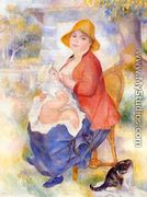 Motherhood Aka Woman Breast Feeding Her Child2 - Pierre Auguste Renoir