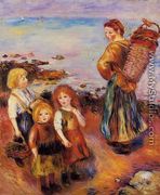 Mussel Fishers At Berneval - Pierre Auguste Renoir