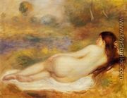 Nude Reclining On The Grass - Pierre Auguste Renoir