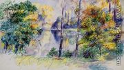 Park Scene - Pierre Auguste Renoir