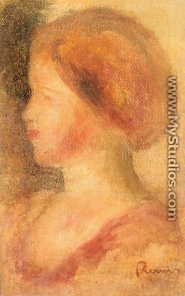 Portrait Of A Young Girl2 - Pierre Auguste Renoir