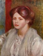 Portrait Of A Young Woman - Pierre Auguste Renoir
