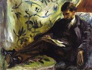 Portrait Of Edmond Maitre Aka The Reader - Pierre Auguste Renoir