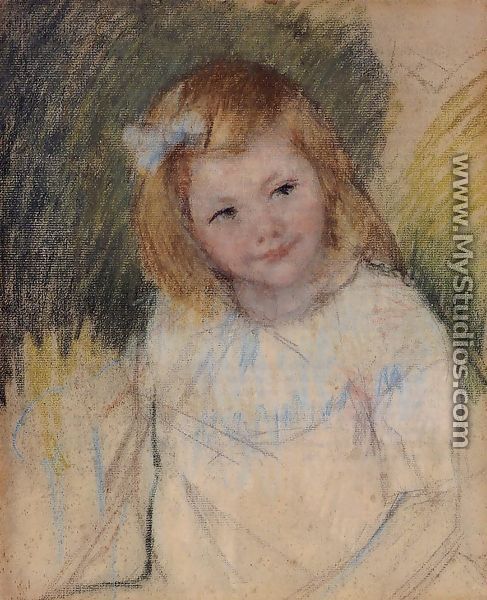 Sara Looking To The Right - Pierre Auguste Renoir
