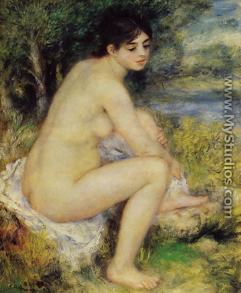 Seated Bather4 - Pierre Auguste Renoir