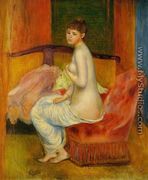 Seated Nude Aka At East - Pierre Auguste Renoir
