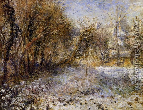 Snowy Landscape - Pierre Auguste Renoir