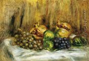 Still Life With Grapes - Pierre Auguste Renoir
