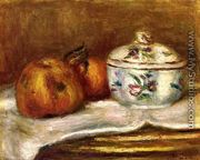 Sugar Bowl  Apple And Orange - Pierre Auguste Renoir