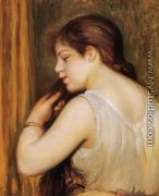 The Coiffure Aka Young Girl Combing Her Hair - Pierre Auguste Renoir