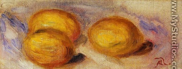 Three Lemons - Pierre Auguste Renoir