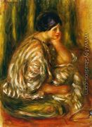 Woman In An Oriental Costume - Pierre Auguste Renoir