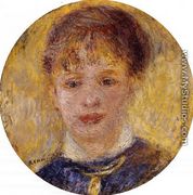 Womans Head - Pierre Auguste Renoir