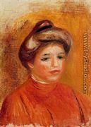 Womans Head5 - Pierre Auguste Renoir