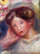Womans Head8 - Pierre Auguste Renoir