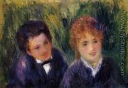 Young Man And Young Woman - Pierre Auguste Renoir