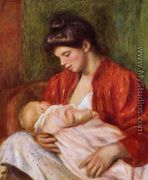 Young Mother - Pierre Auguste Renoir