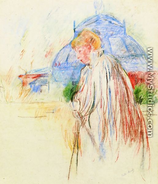 At The Exposition Palace - Berthe Morisot