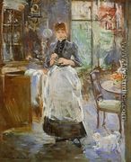 In The Dining Room 1886 - Berthe Morisot