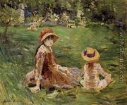 In The Garden At Maurecourt 1884 - Berthe Morisot