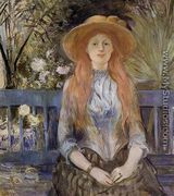 On A Bench - Berthe Morisot
