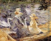 On The Lake In The Bois De Boulogne - Berthe Morisot