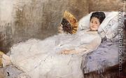 Portrait Of Madame Hubbard - Berthe Morisot