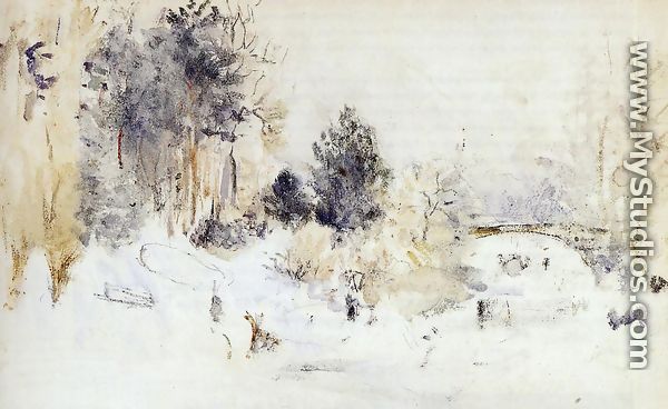 Snowy Landscape Aka Frost - Berthe Morisot