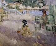 The Beach At Nice - Berthe Morisot