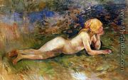 The Reclining Shepherdess - Berthe Morisot