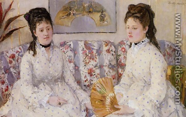 Two Sisters On A Couch - Berthe Morisot
