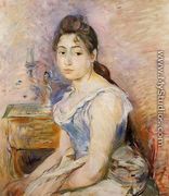 Young Woman In A Blue Blouse2 - Berthe Morisot