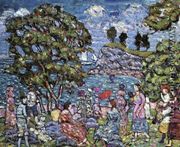 Cove With Figures - Maurice Brazil Prendergast