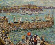 Ighthouse At St  Malo - Maurice Brazil Prendergast