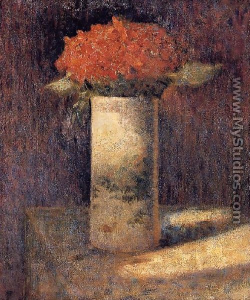 Boquet In A Vase - Georges Seurat
