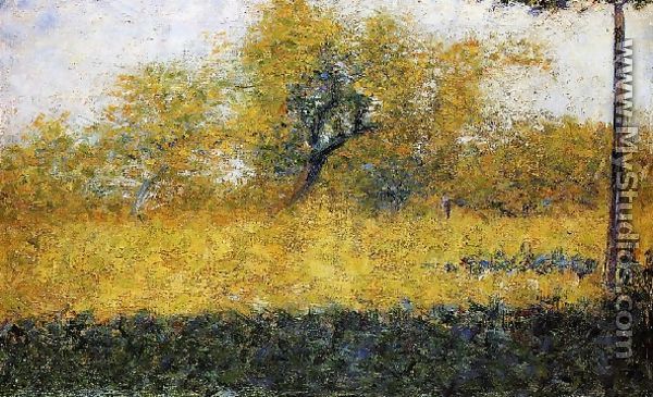 Edge Of Wood  Springtime - Georges Seurat
