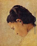 Head Of A Girl - Georges Seurat